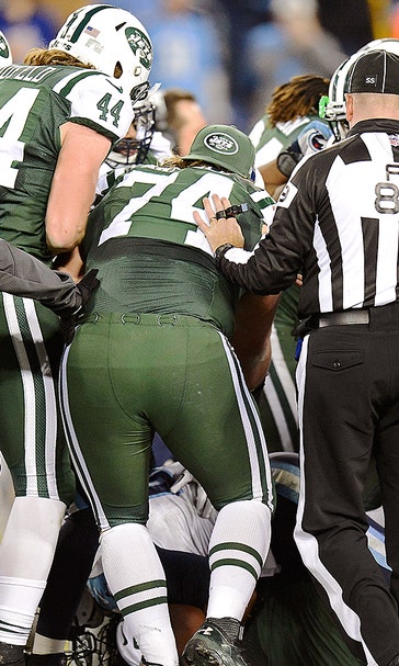Jets beat Titans in ugly battle -- make that brawl -- of losing teams